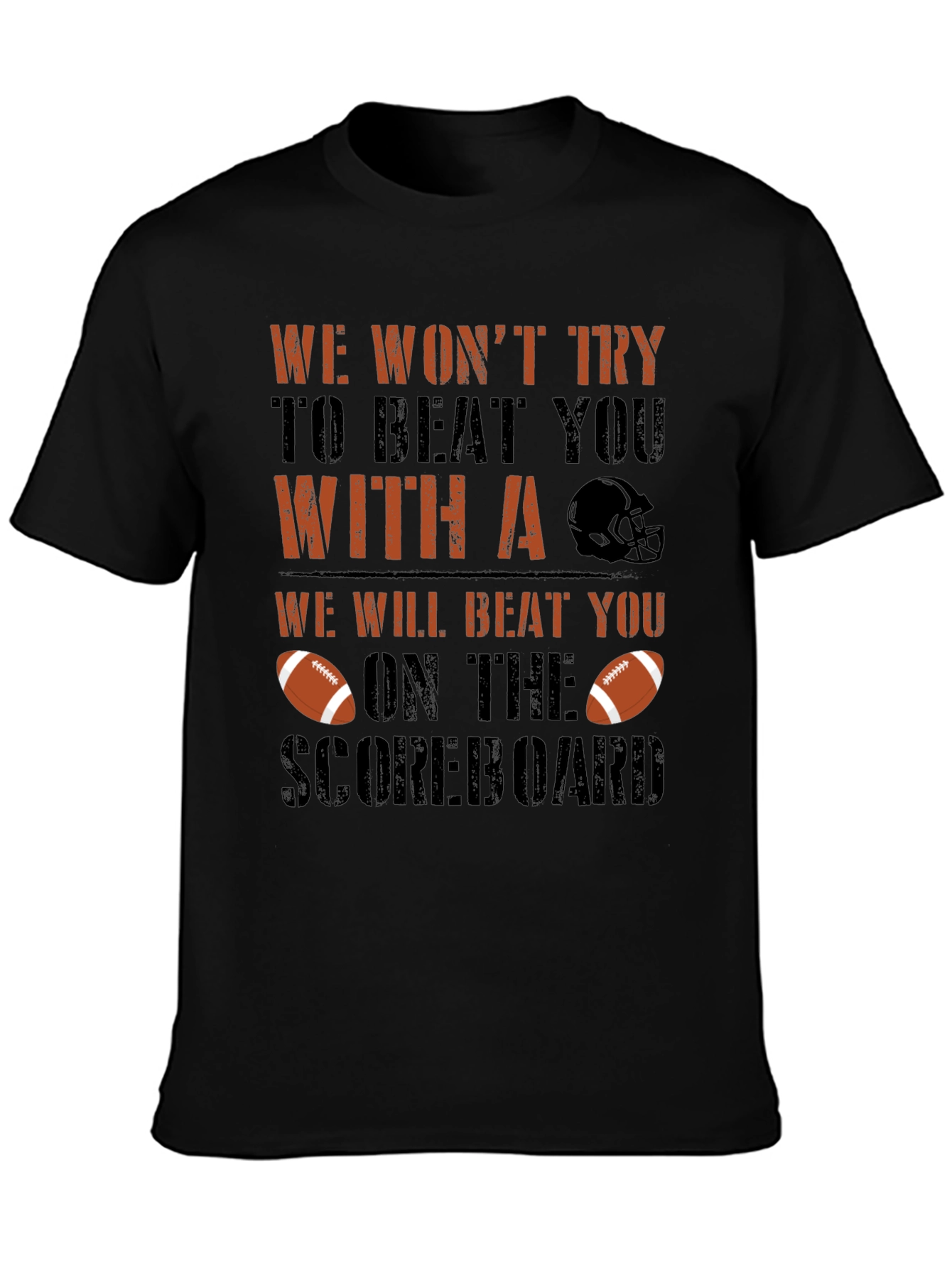 Funny Football T-Shirt: Scoreboard Wins