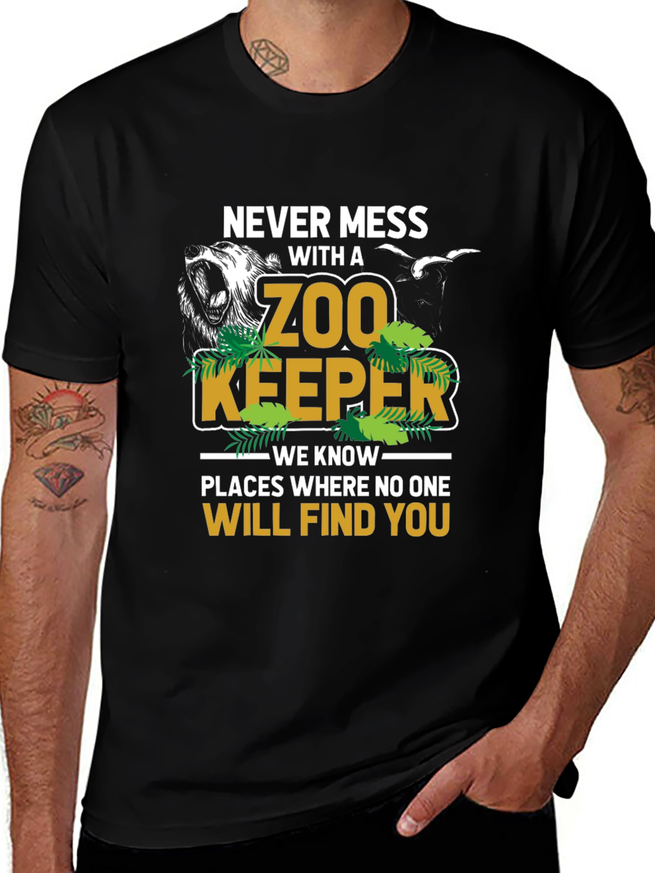 Never Mess With A Zoo Keeper T-Shirt