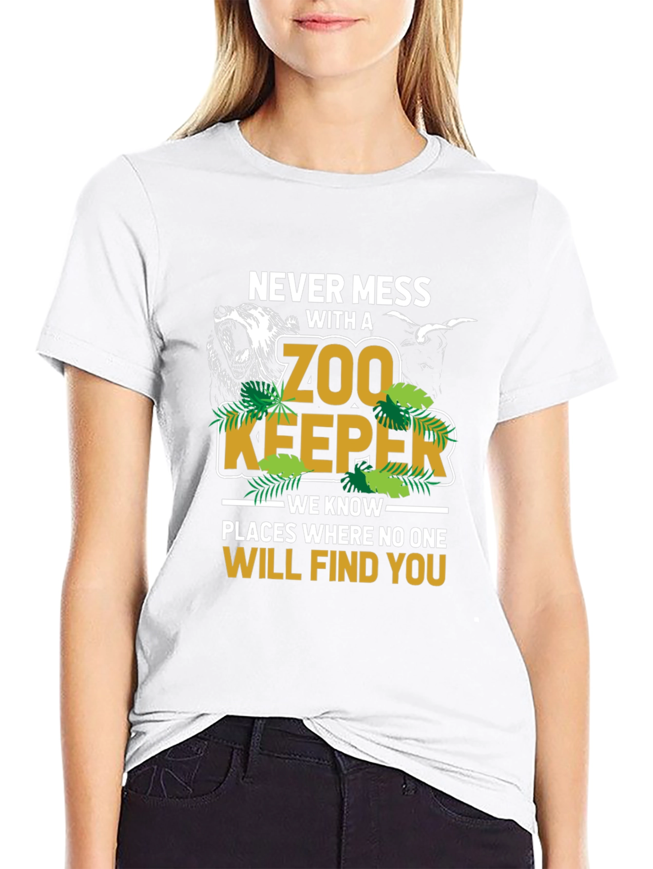 Never Mess With A Zoo Keeper T-Shirt