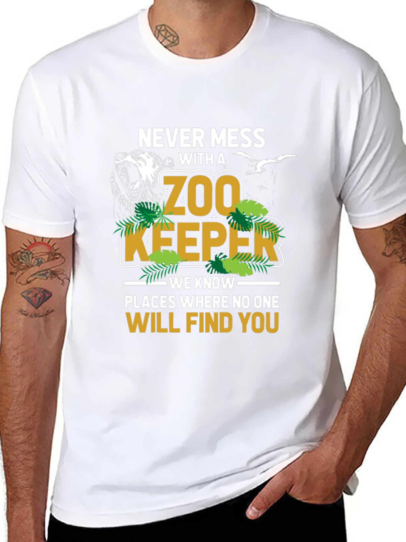 Never Mess With A Zoo Keeper T-Shirt