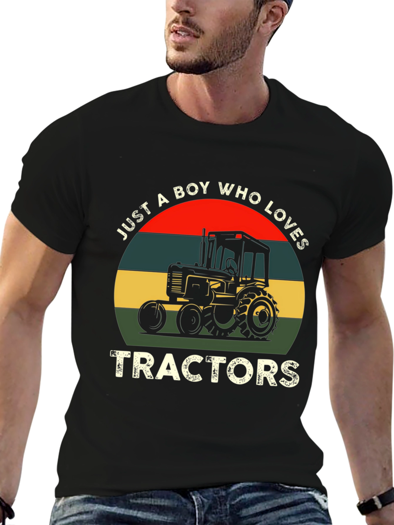 Just A Boy Who Loves Tractors T-Shirt