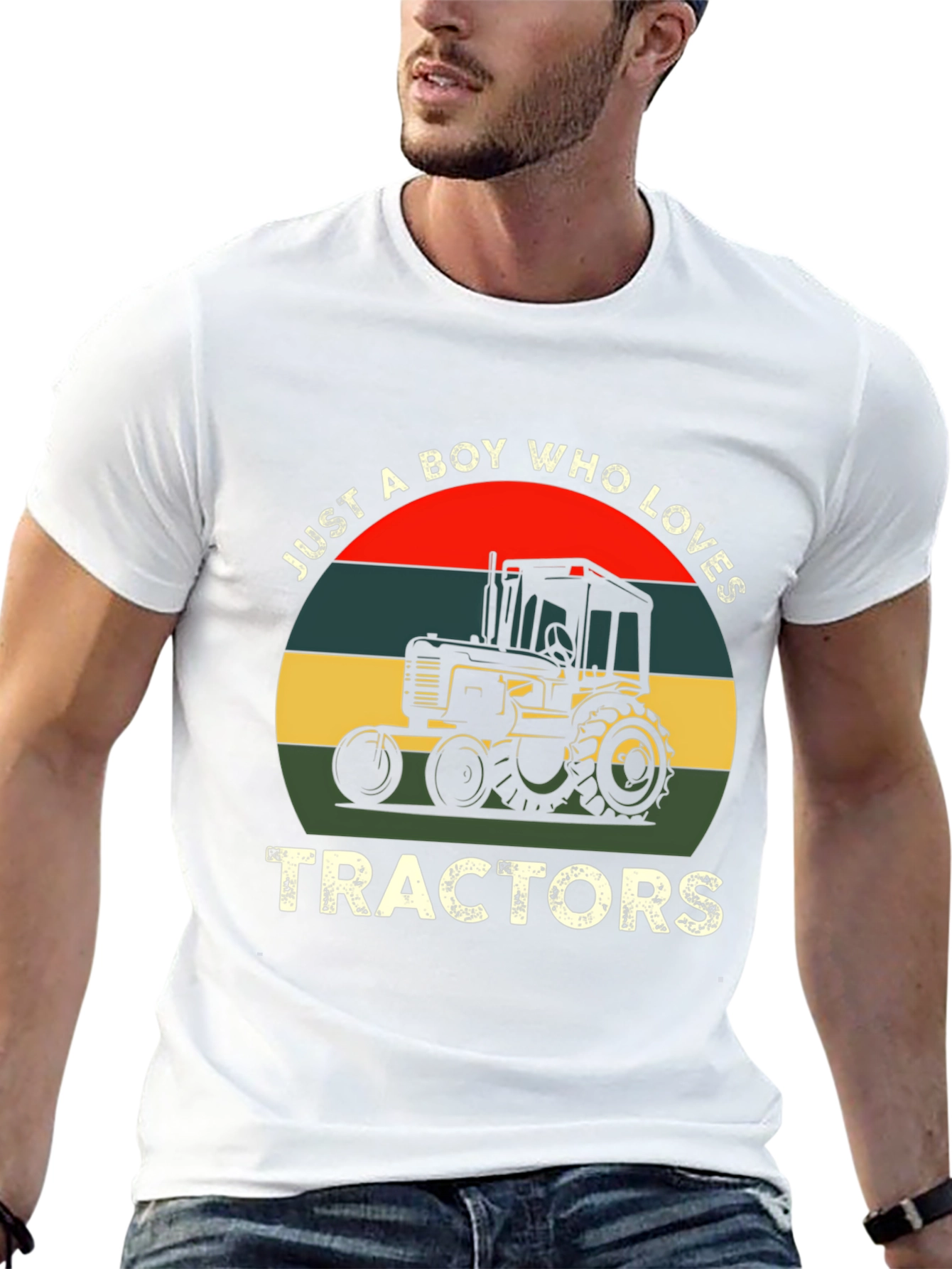 Just A Boy Who Loves Tractors T-Shirt