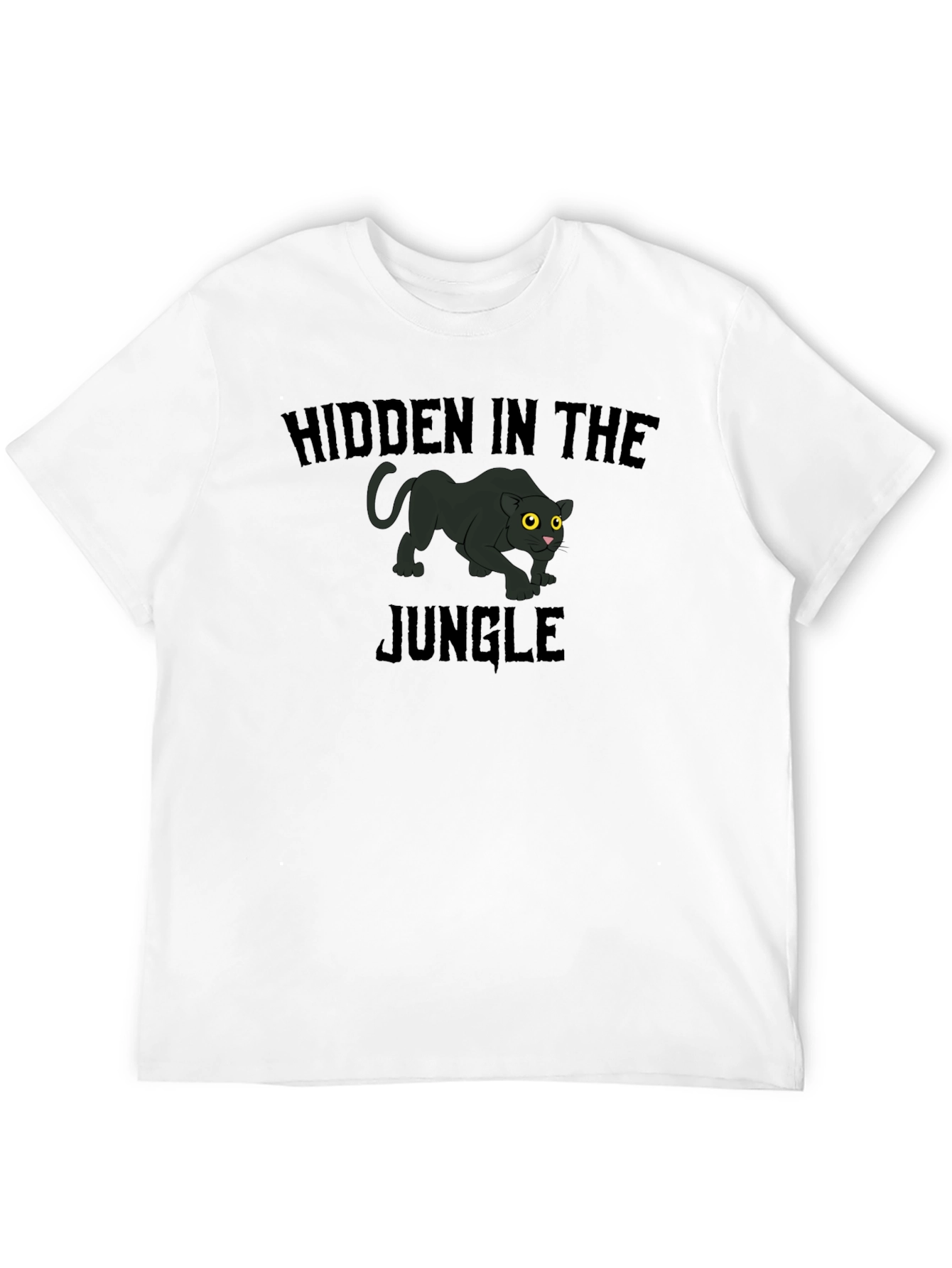 Hidden Jungle Panther Graphic T-Shirt