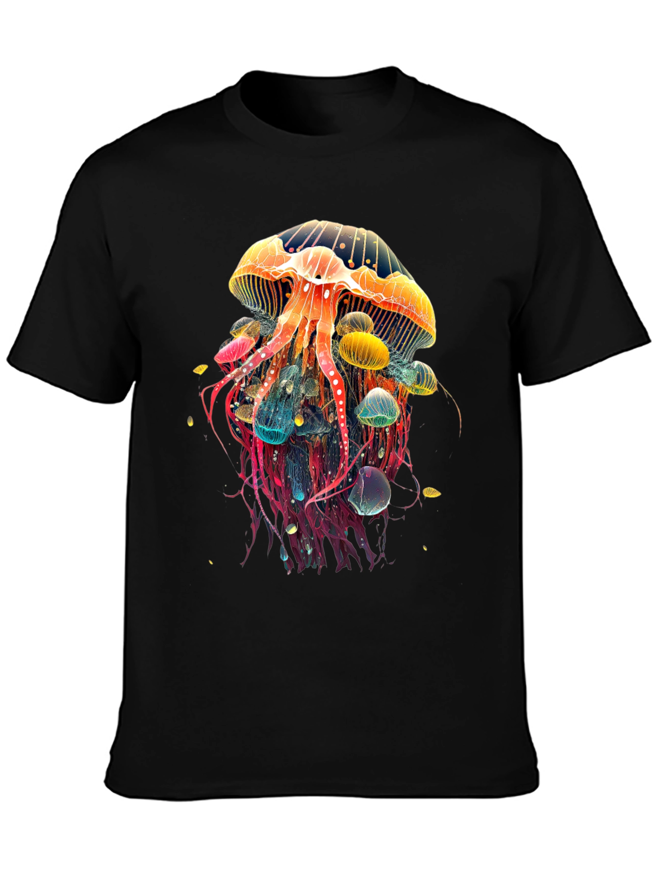 Jellyfish Graphic Tee - Vibrant Sea Life Design