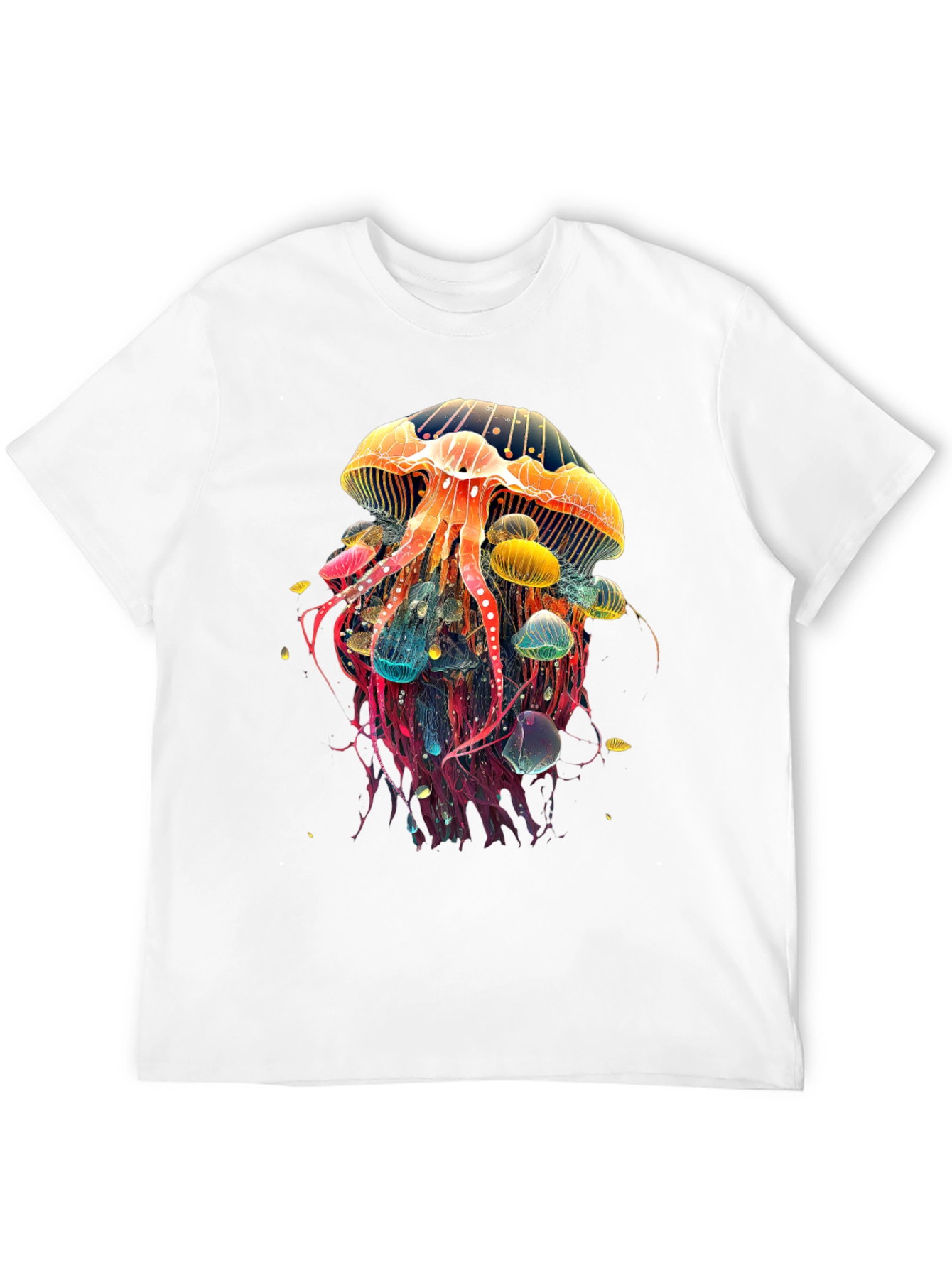 Jellyfish Graphic Tee - Vibrant Sea Life Design