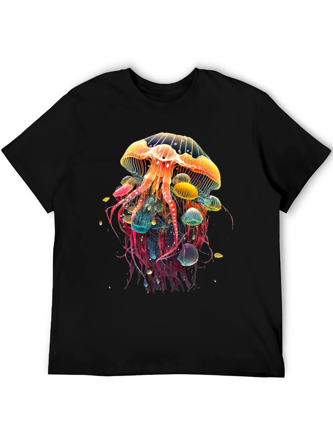 Jellyfish Graphic Tee - Vibrant Sea Life Design