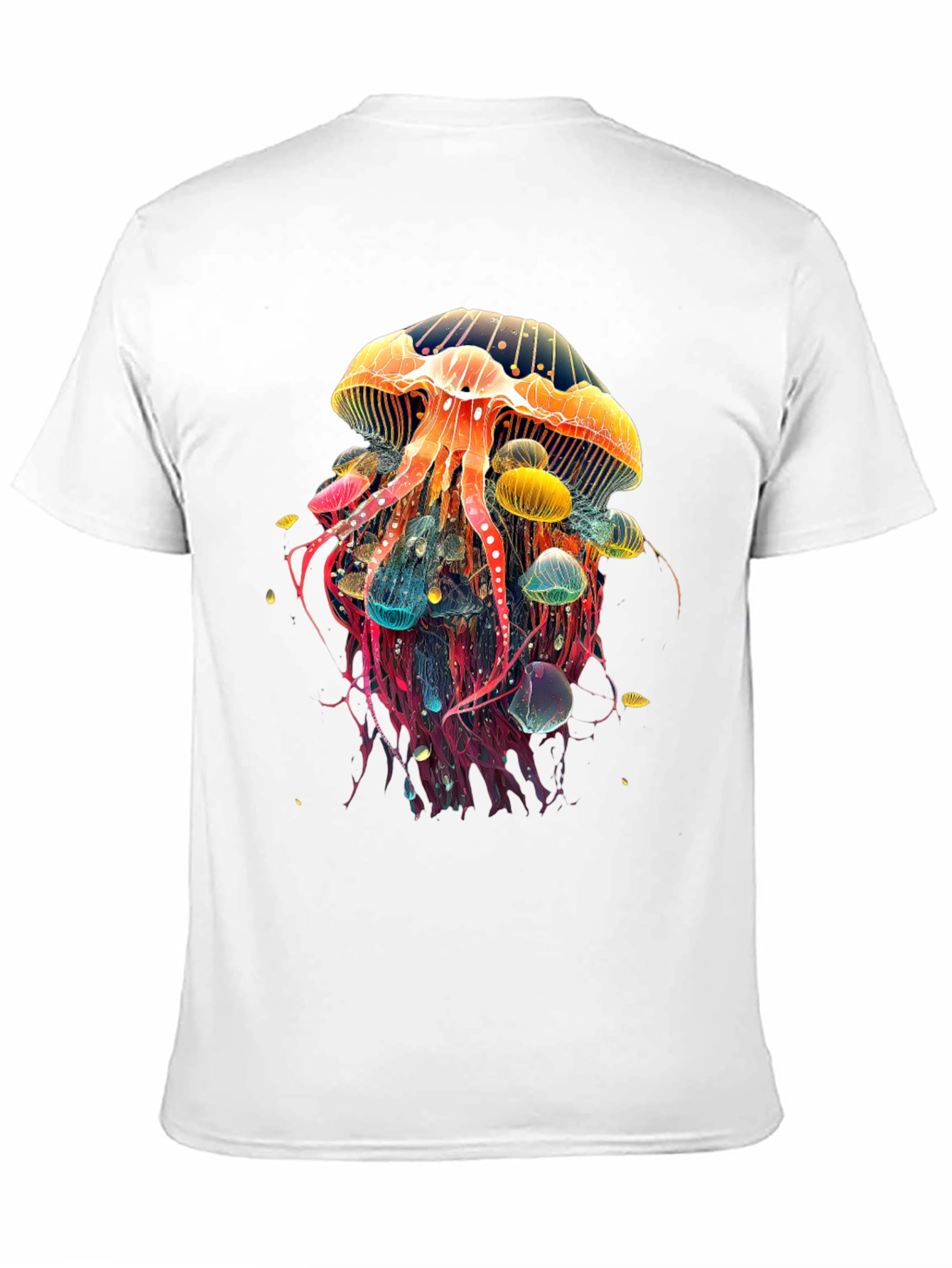 Jellyfish Graphic Tee - Vibrant Sea Life Design