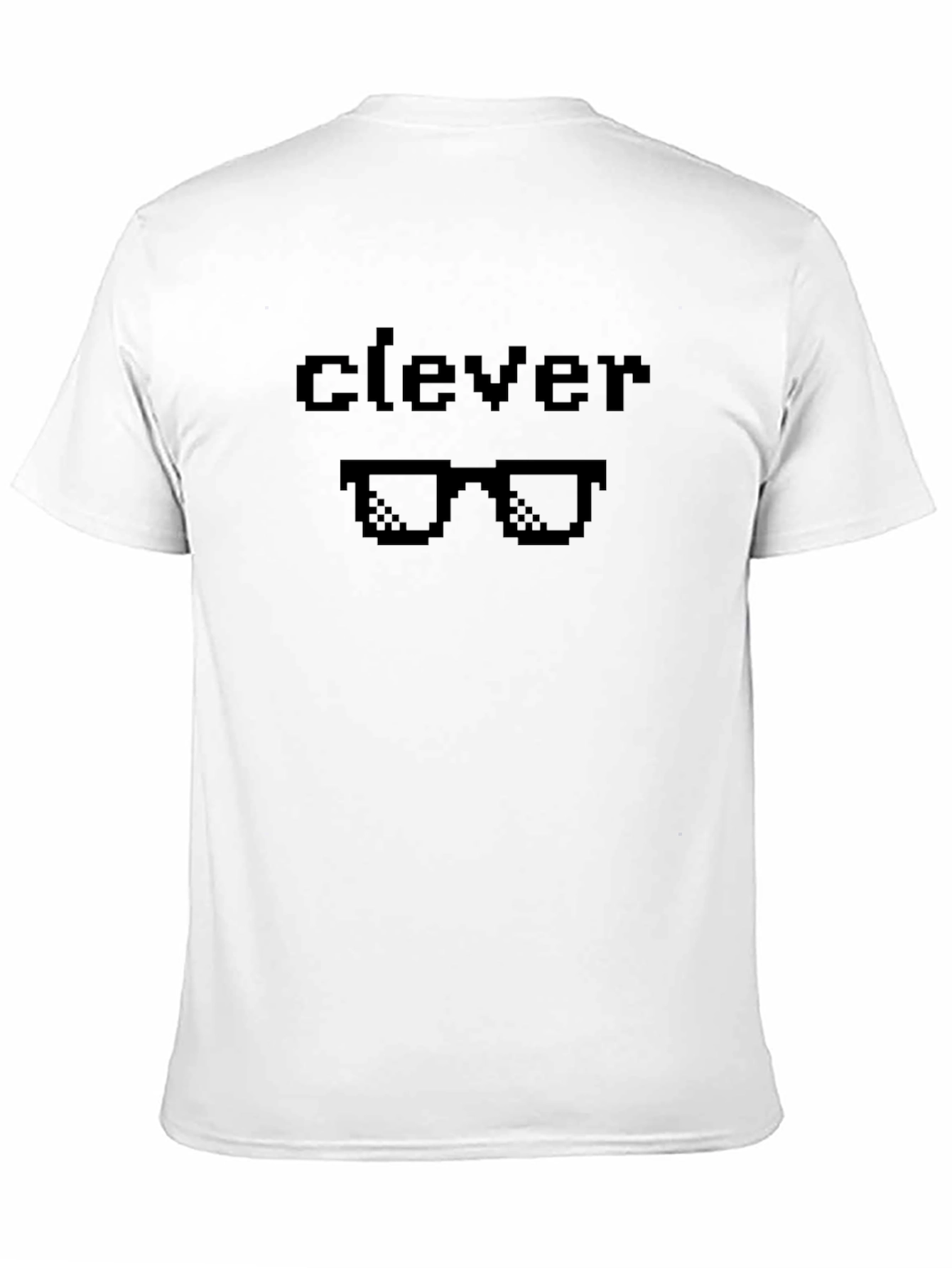 Clever Pixel Glasses Black T-Shirt