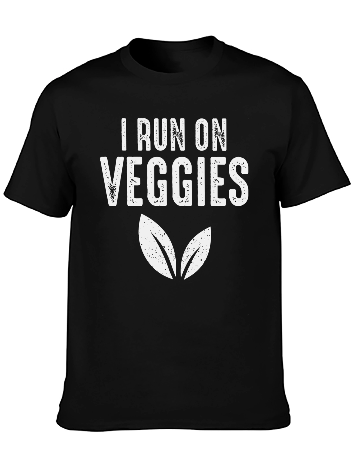 I Run On Veggies T-Shirt Vegan Gift