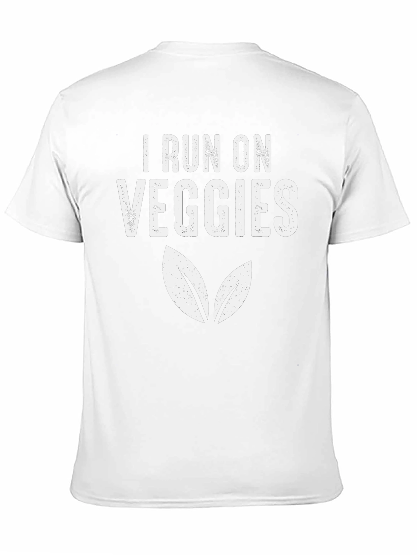 I Run On Veggies T-Shirt Vegan Gift
