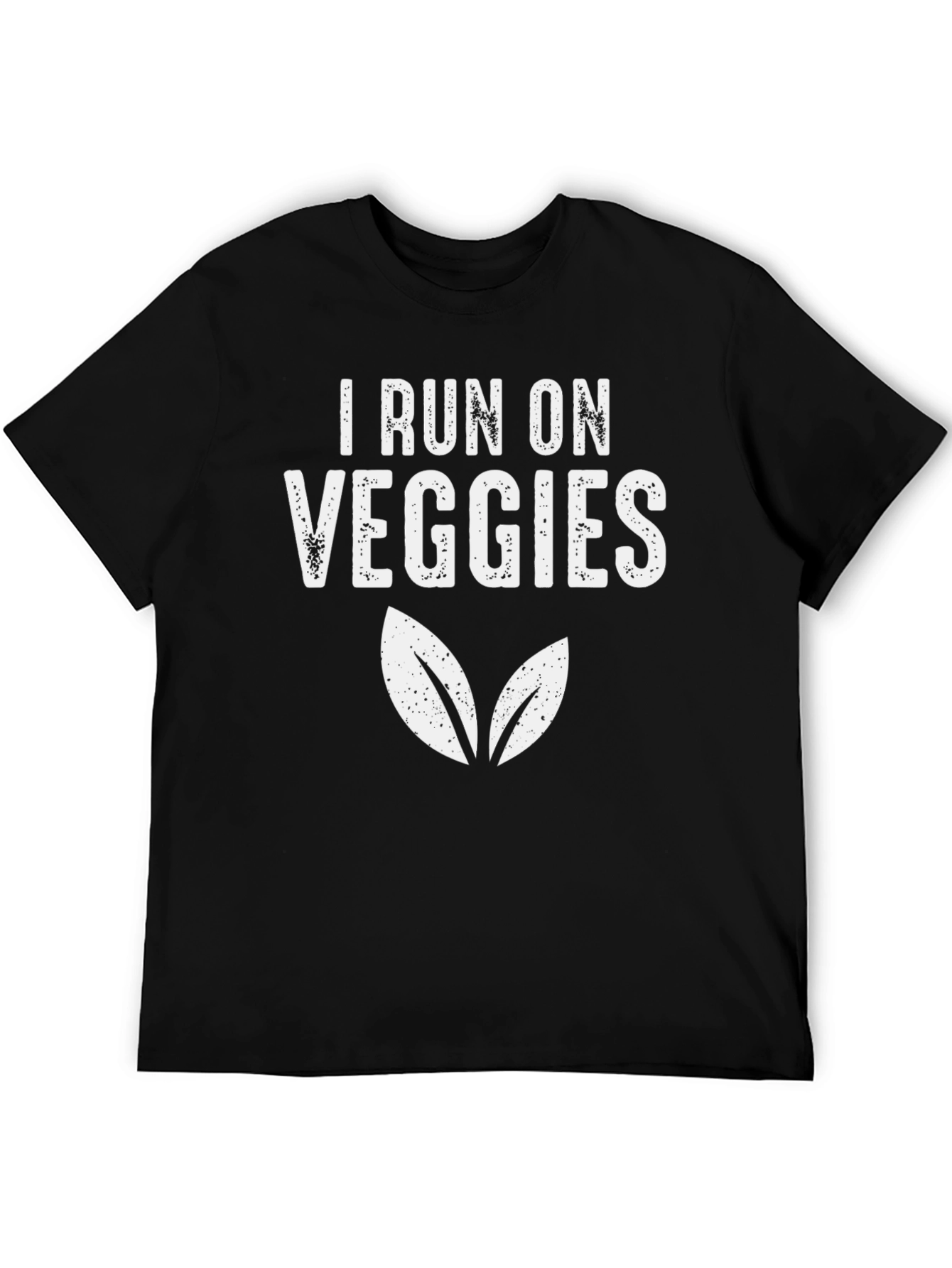 I Run On Veggies T-Shirt Vegan Gift
