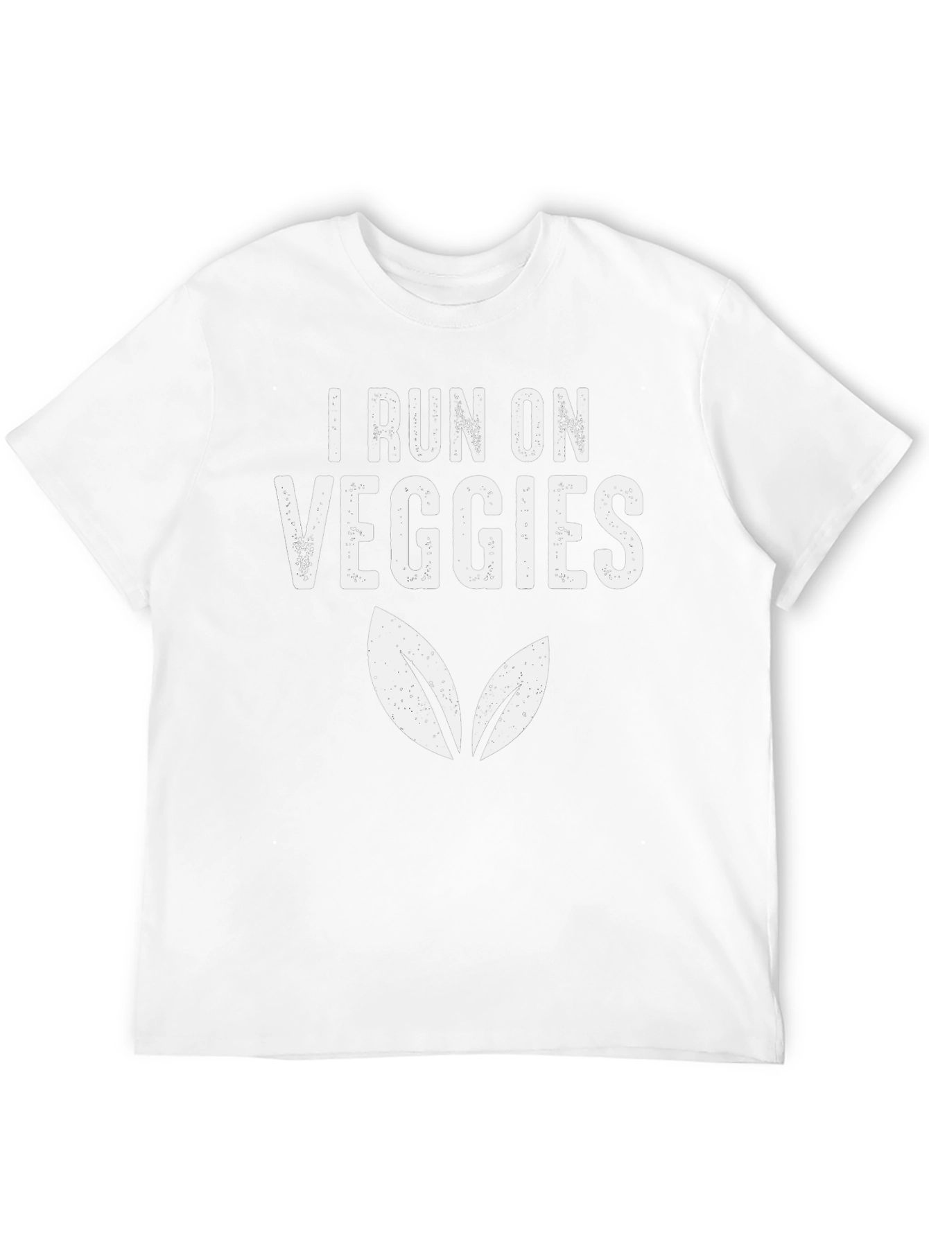 I Run On Veggies T-Shirt Vegan Gift