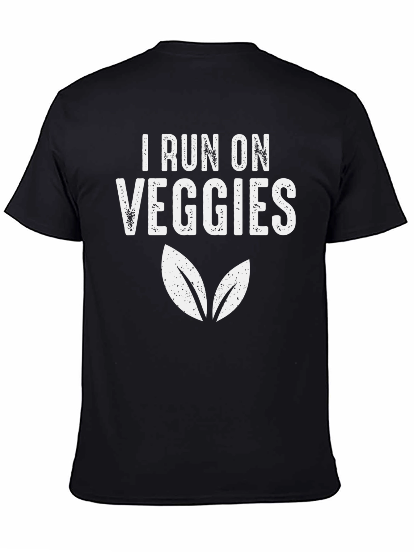 I Run On Veggies T-Shirt Vegan Gift