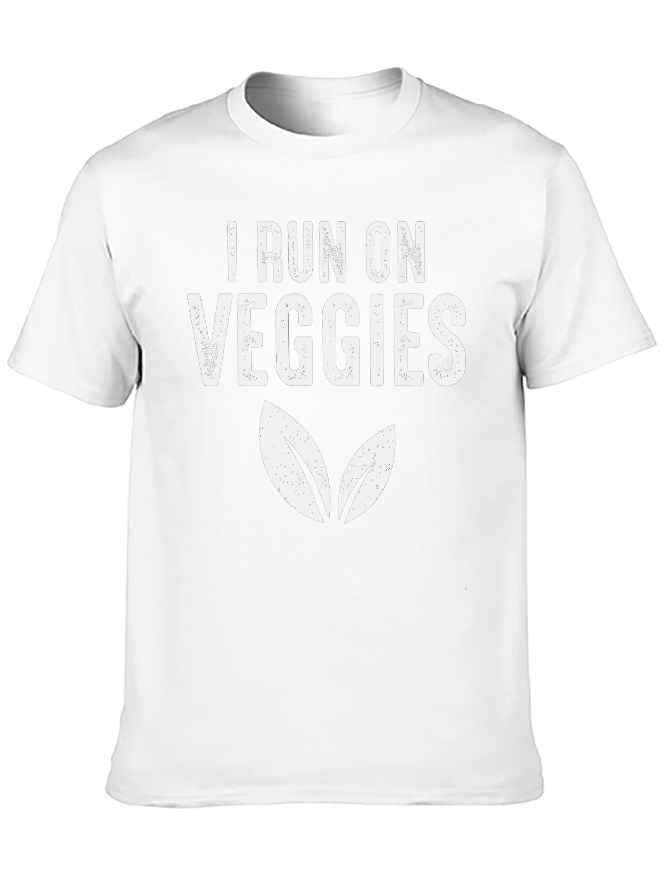 I Run On Veggies T-Shirt Vegan Gift