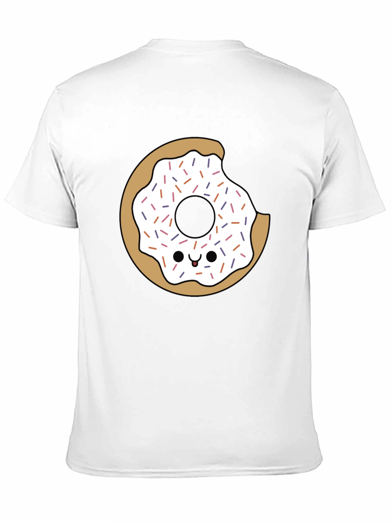 Donut Graphic Tee - Bite Out Donut T-Shirt