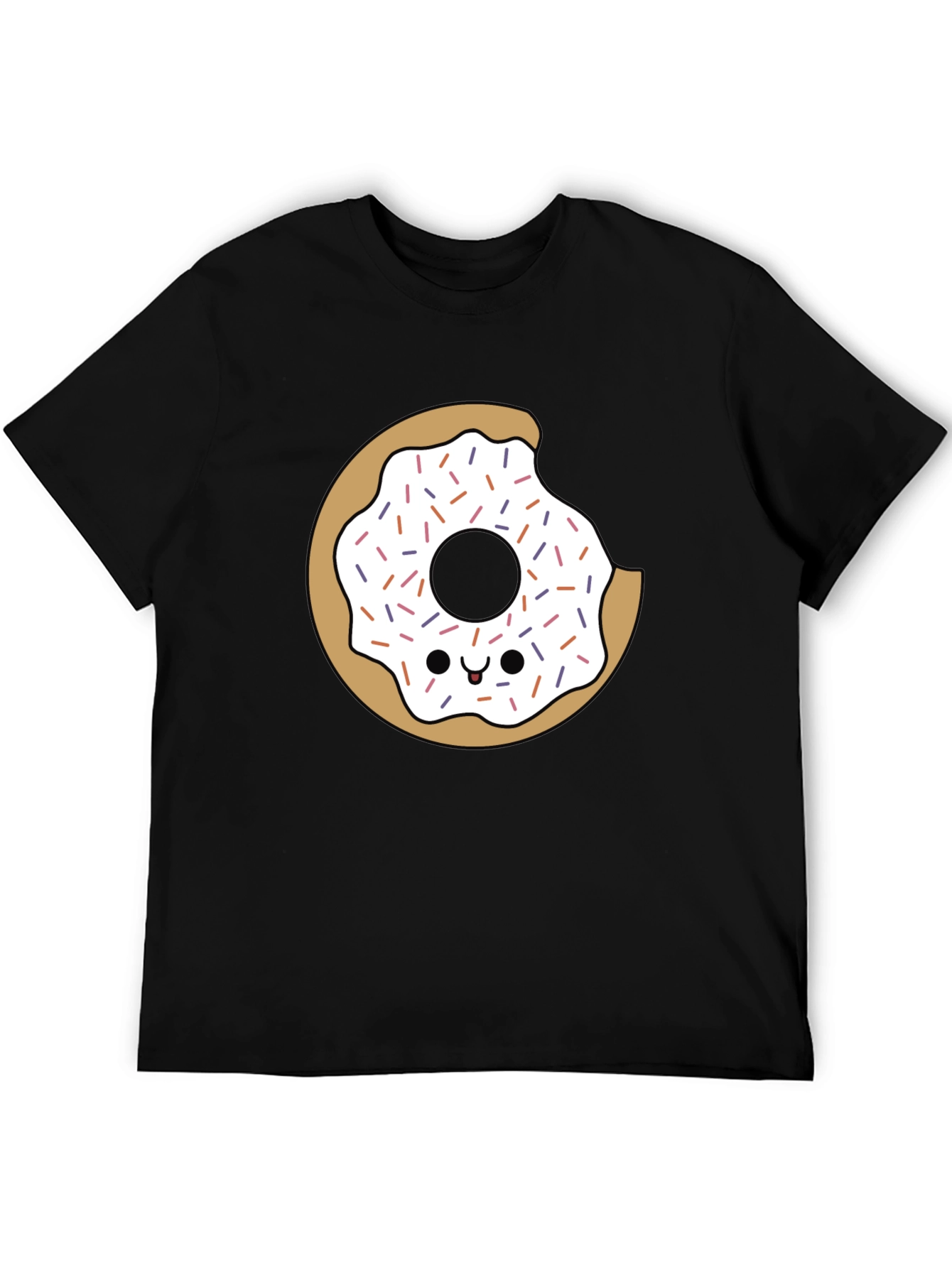 Donut Graphic Tee - Bite Out Donut T-Shirt