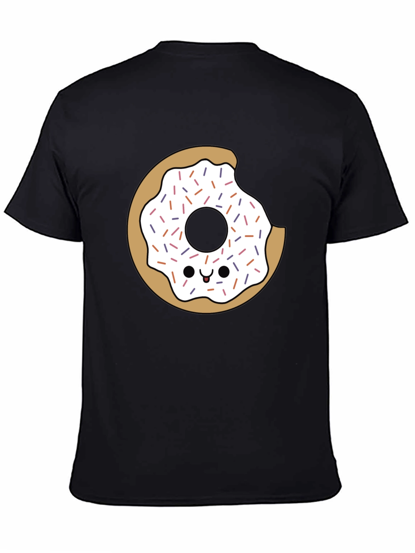 Donut Graphic Tee - Bite Out Donut T-Shirt