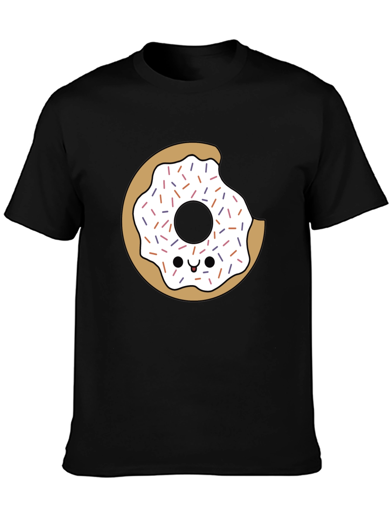 Donut Graphic Tee - Bite Out Donut T-Shirt