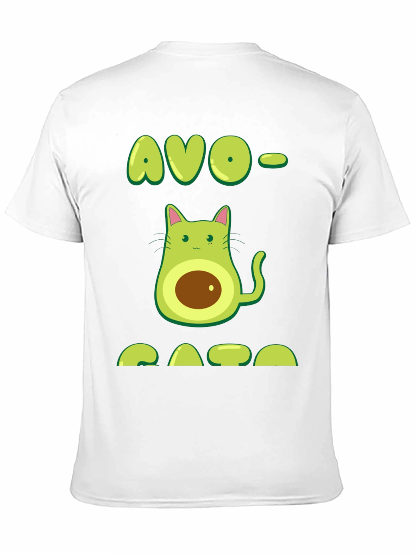 Avo-Cato T-Shirt - Avocado Cat Pun Tee