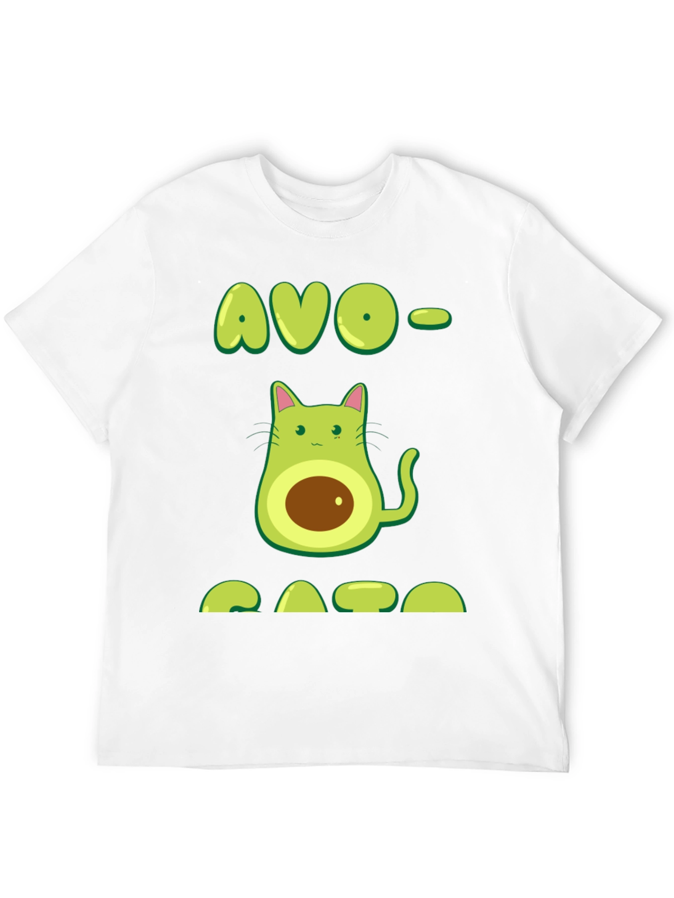 Avo-Cato T-Shirt - Avocado Cat Pun Tee