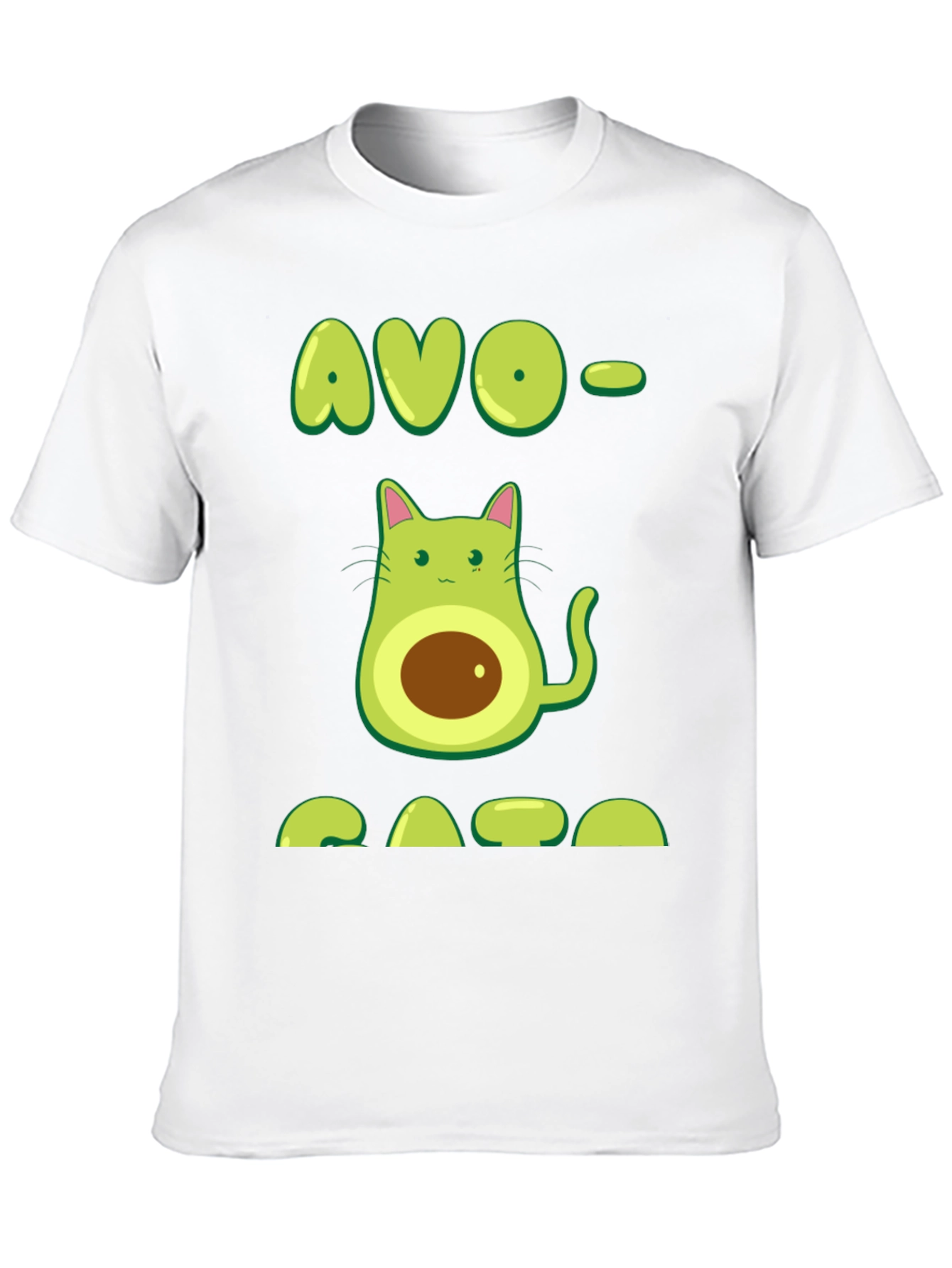 Avo-Cato T-Shirt - Avocado Cat Pun Tee
