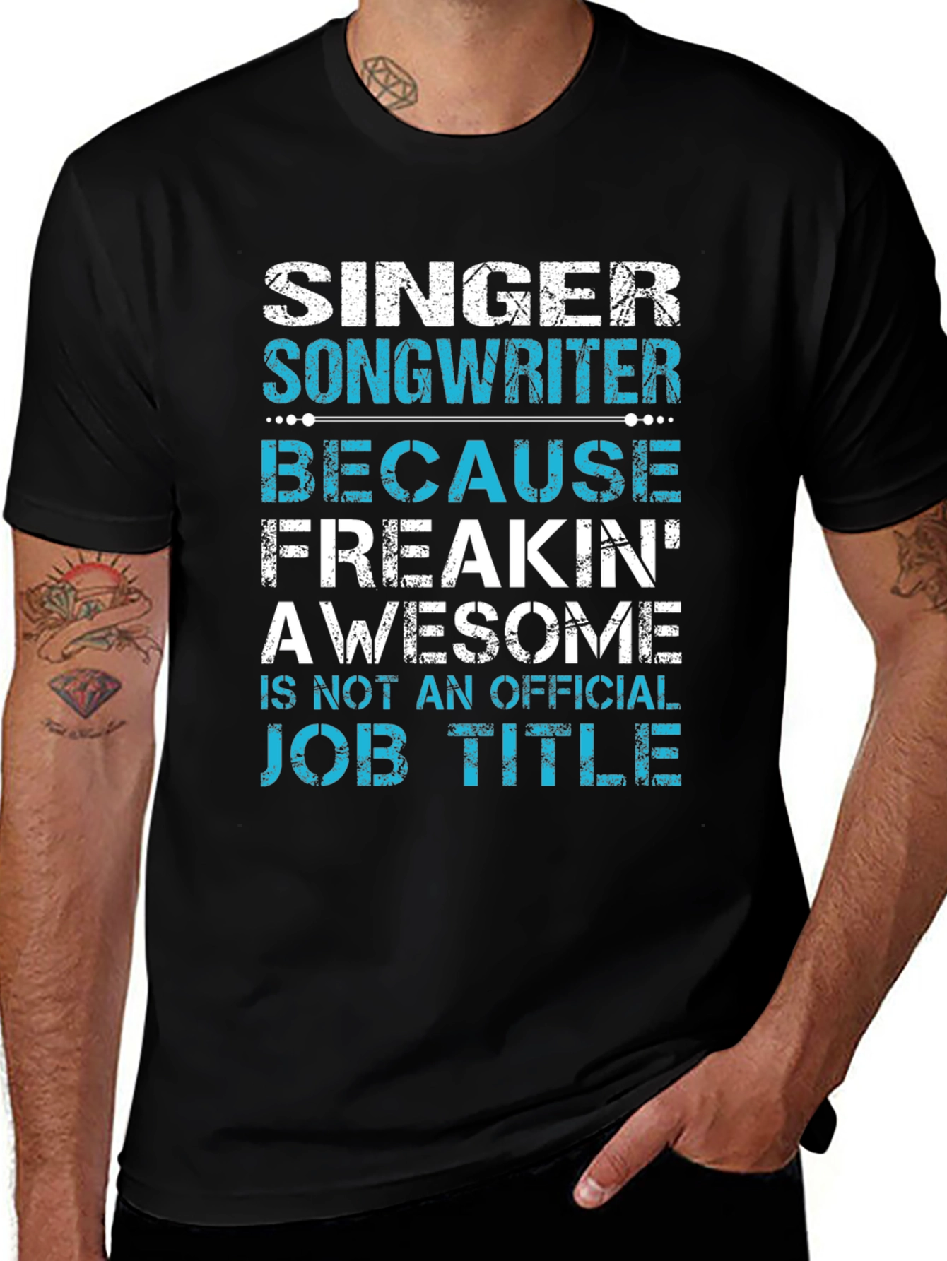 Singer Songwriter Awesome Job Title T-Shirt