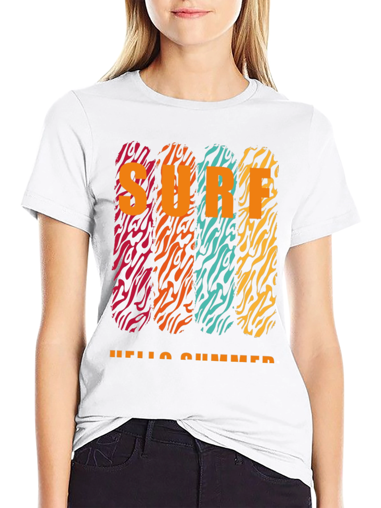 Surf Hello Summer Graphic Tee