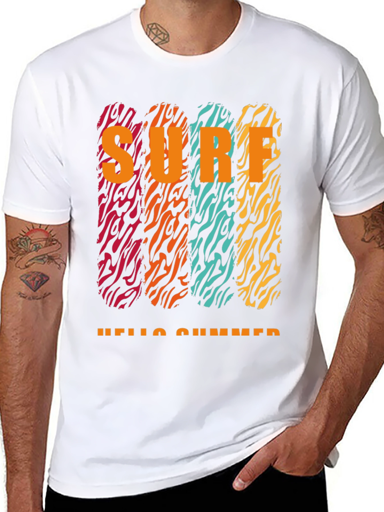 Surf Hello Summer Graphic Tee