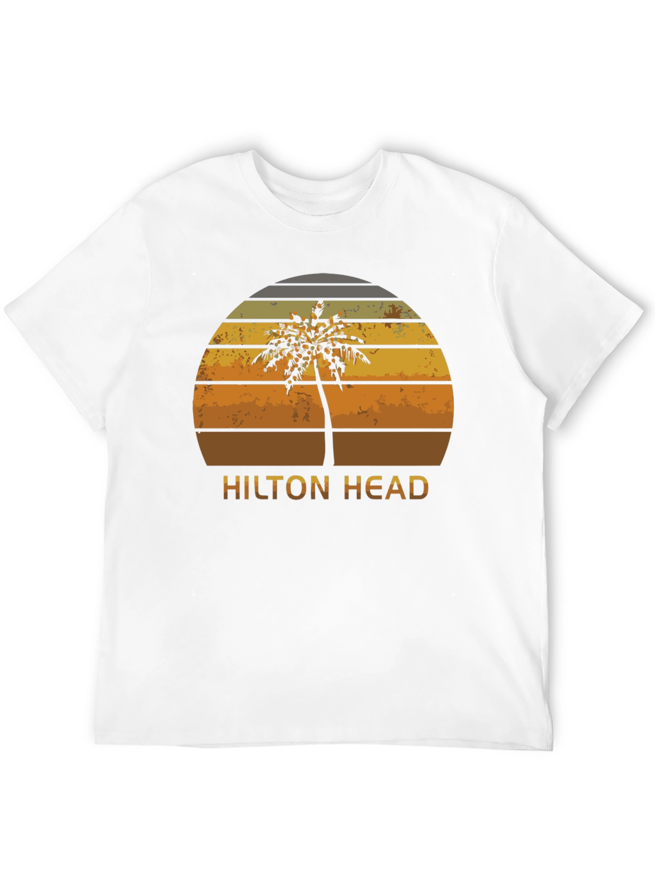 Hilton Head Retro Palm Tree Graphic Tee