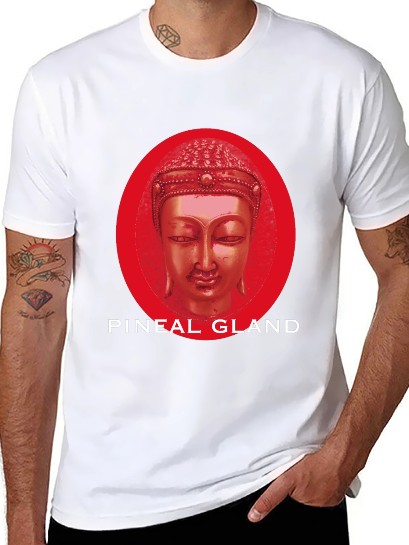 Pineal Gland Buddha T-Shirt - Black