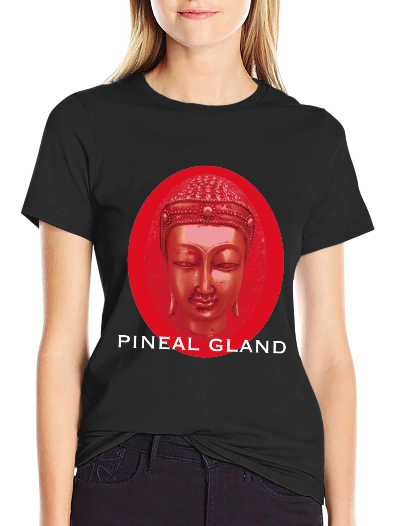 Pineal Gland Buddha T-Shirt - Black