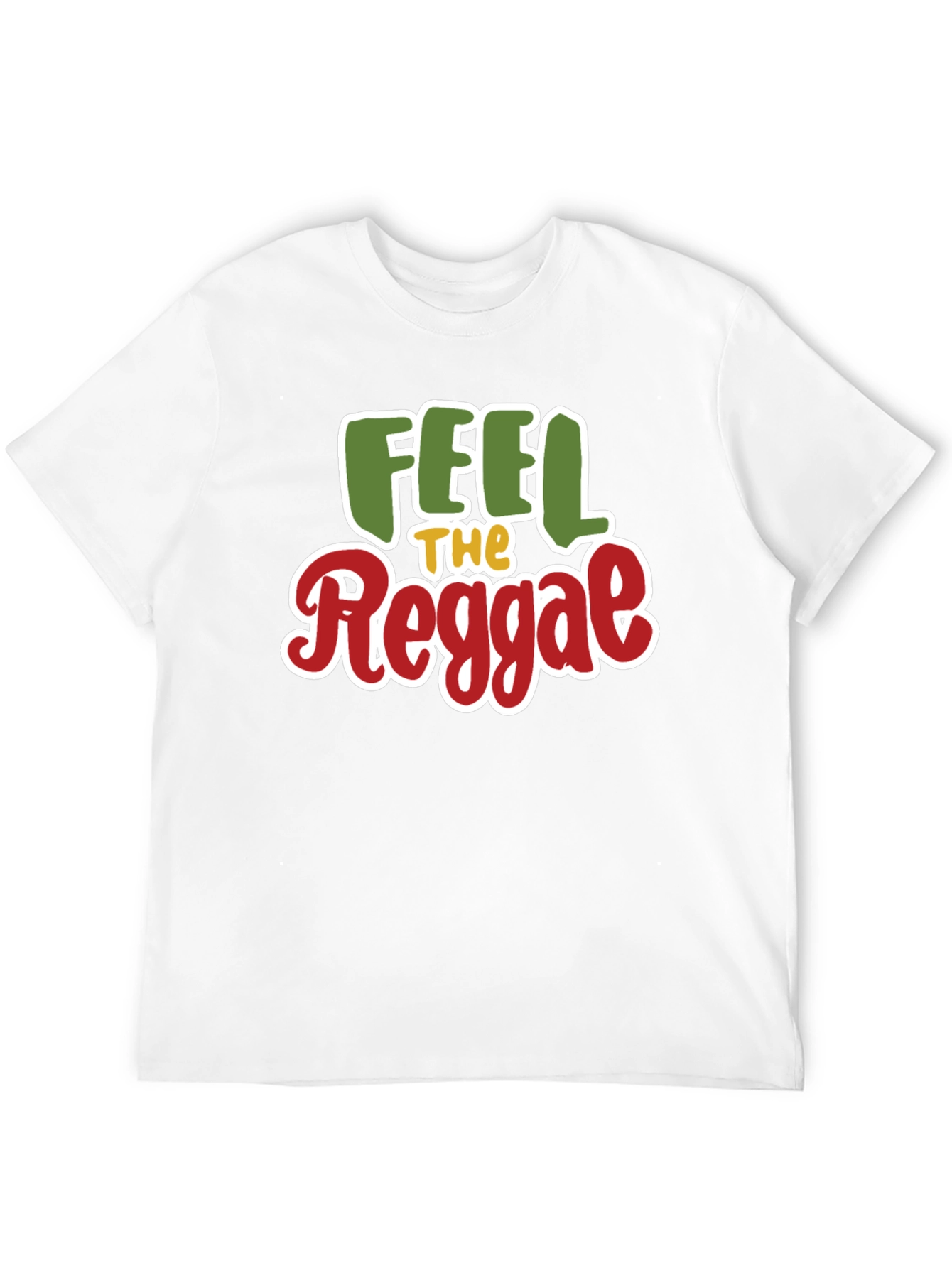 Feel The Reggae Graphic T-Shirt - Black
