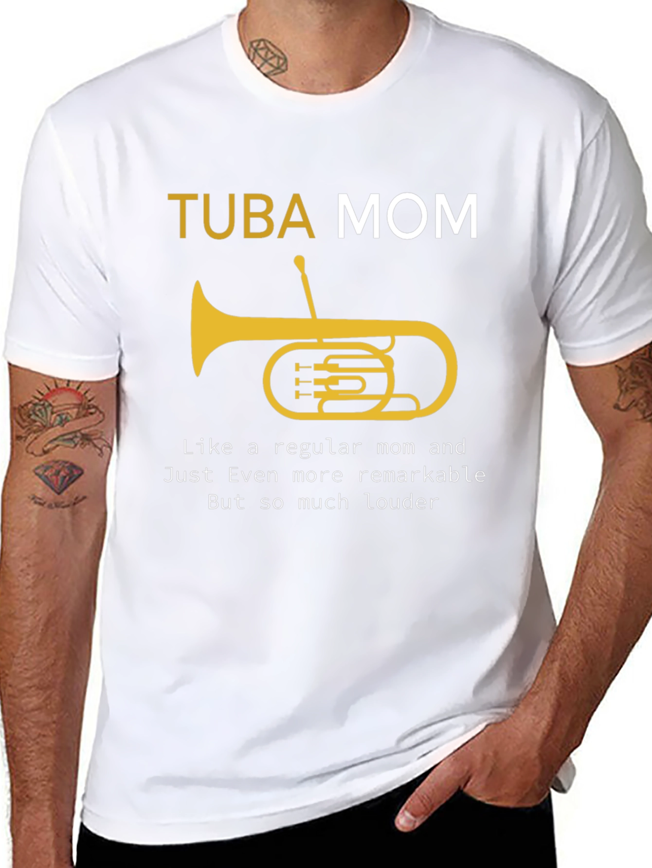 Tuba Mom Graphic T-Shirt