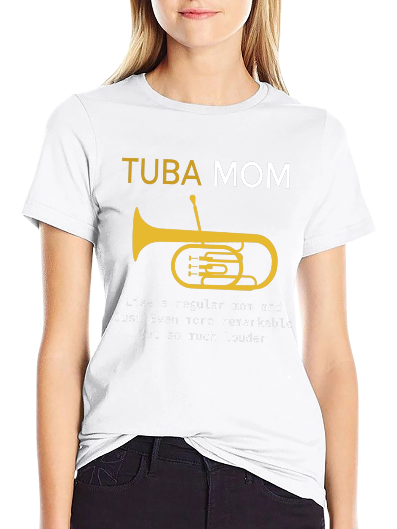 Tuba Mom Graphic T-Shirt