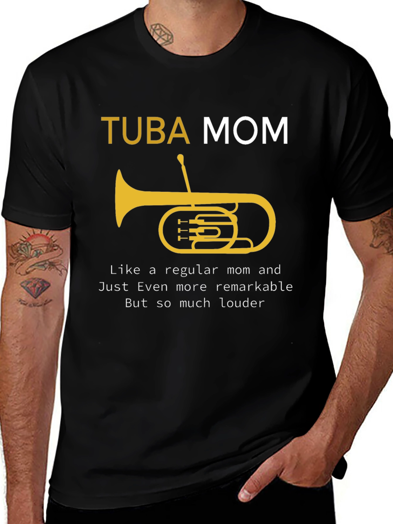 Tuba Mom Graphic T-Shirt