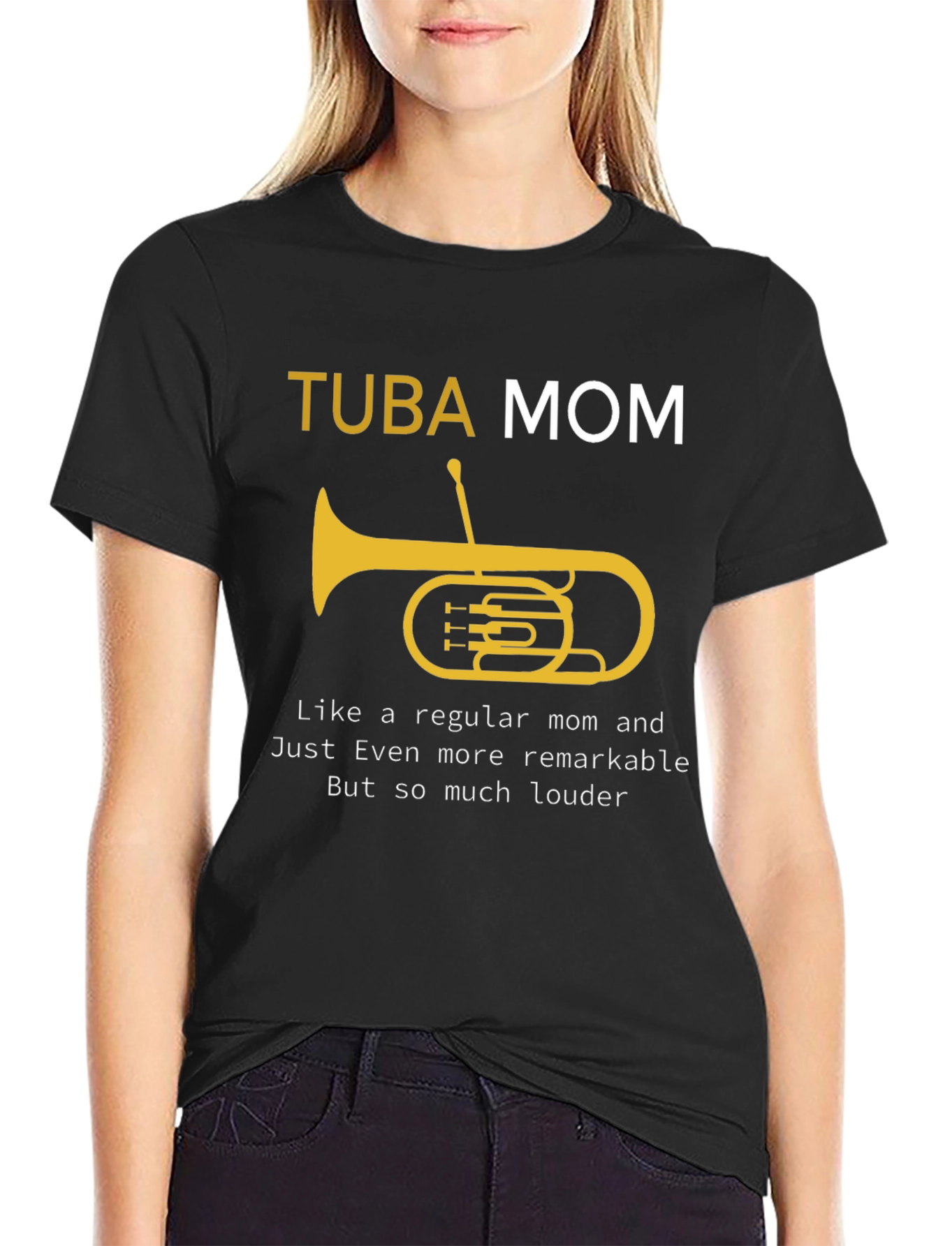 Tuba Mom Graphic T-Shirt