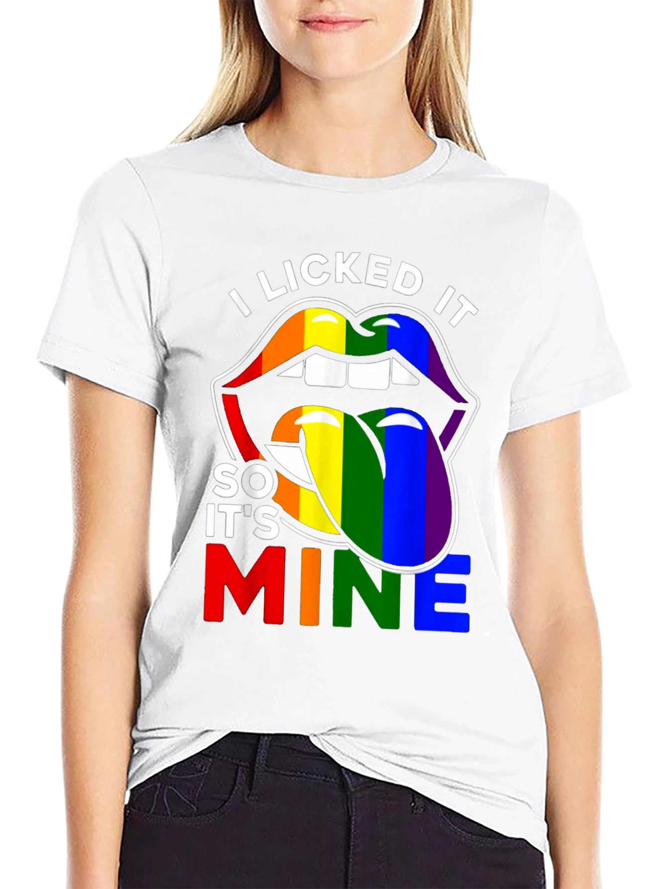 I Licked It So Its Mine LGBT Pride T-Shirt