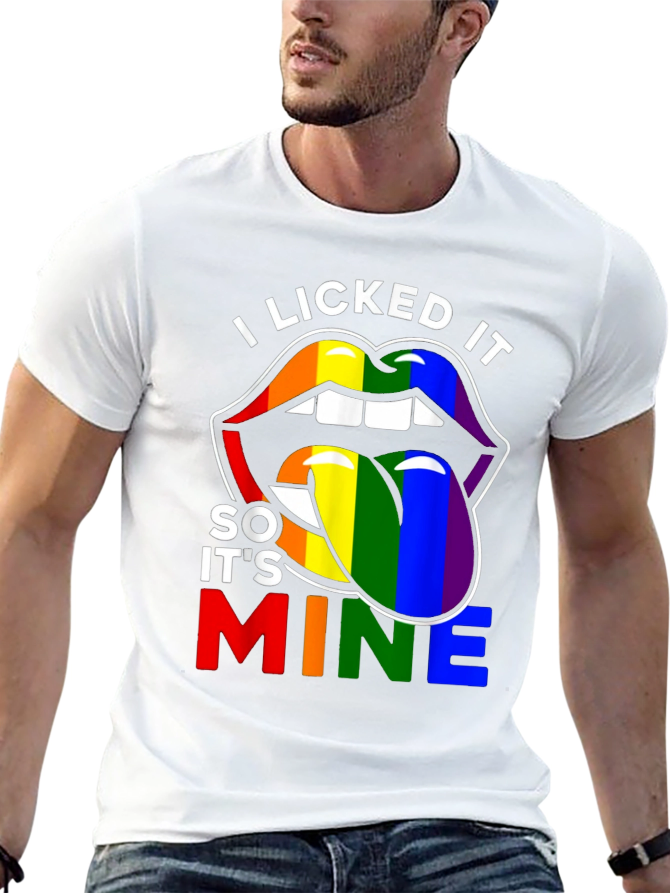 I Licked It So Its Mine LGBT Pride T-Shirt