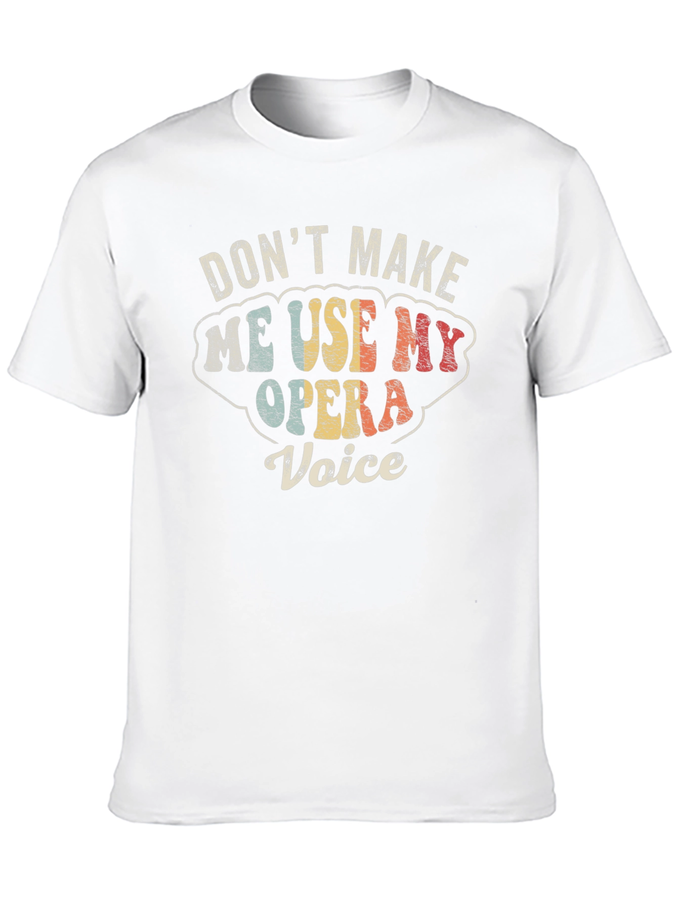 Opera Voice Graphic T-Shirt: Retro Style
