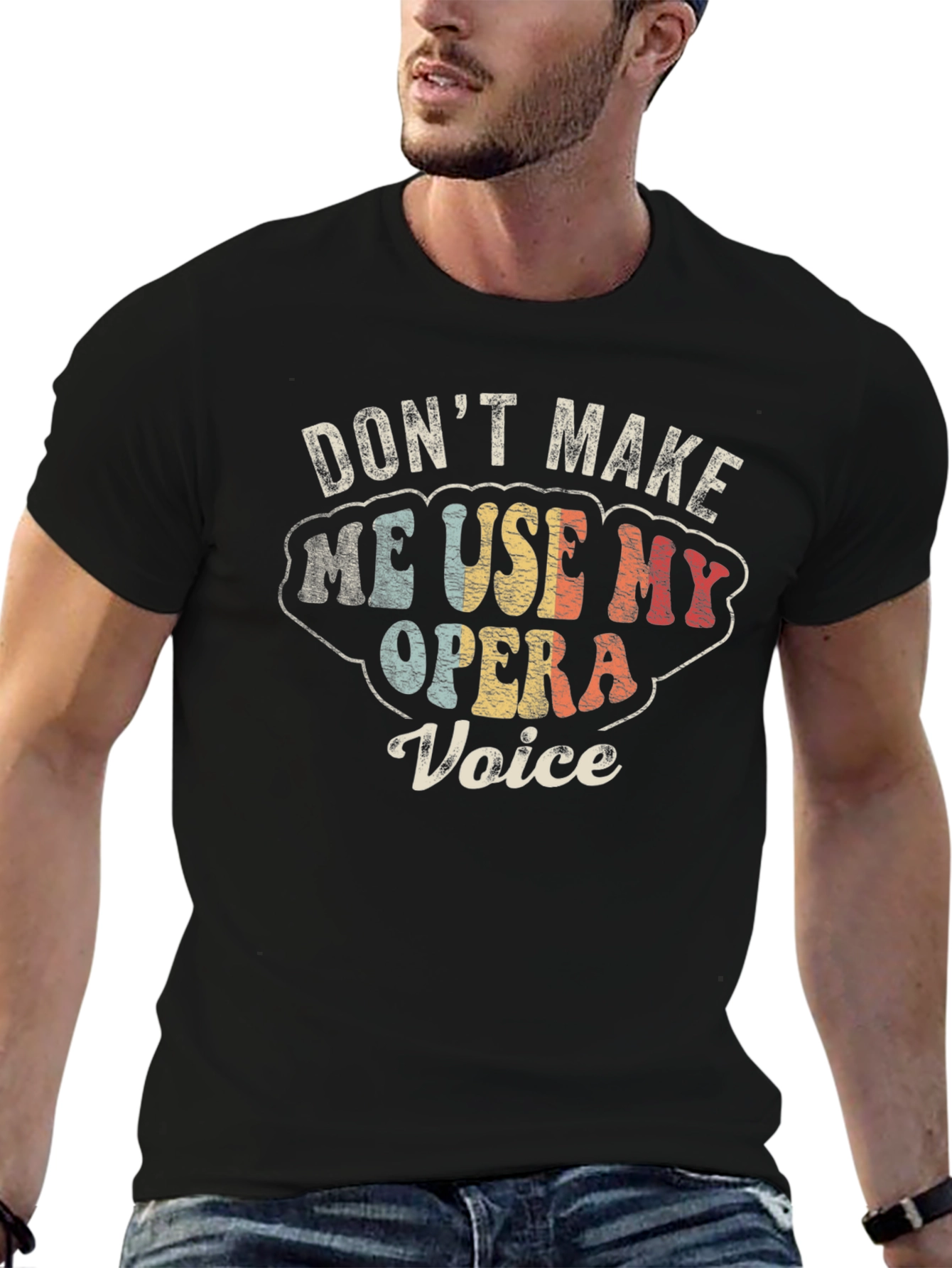Opera Voice Graphic T-Shirt: Retro Style