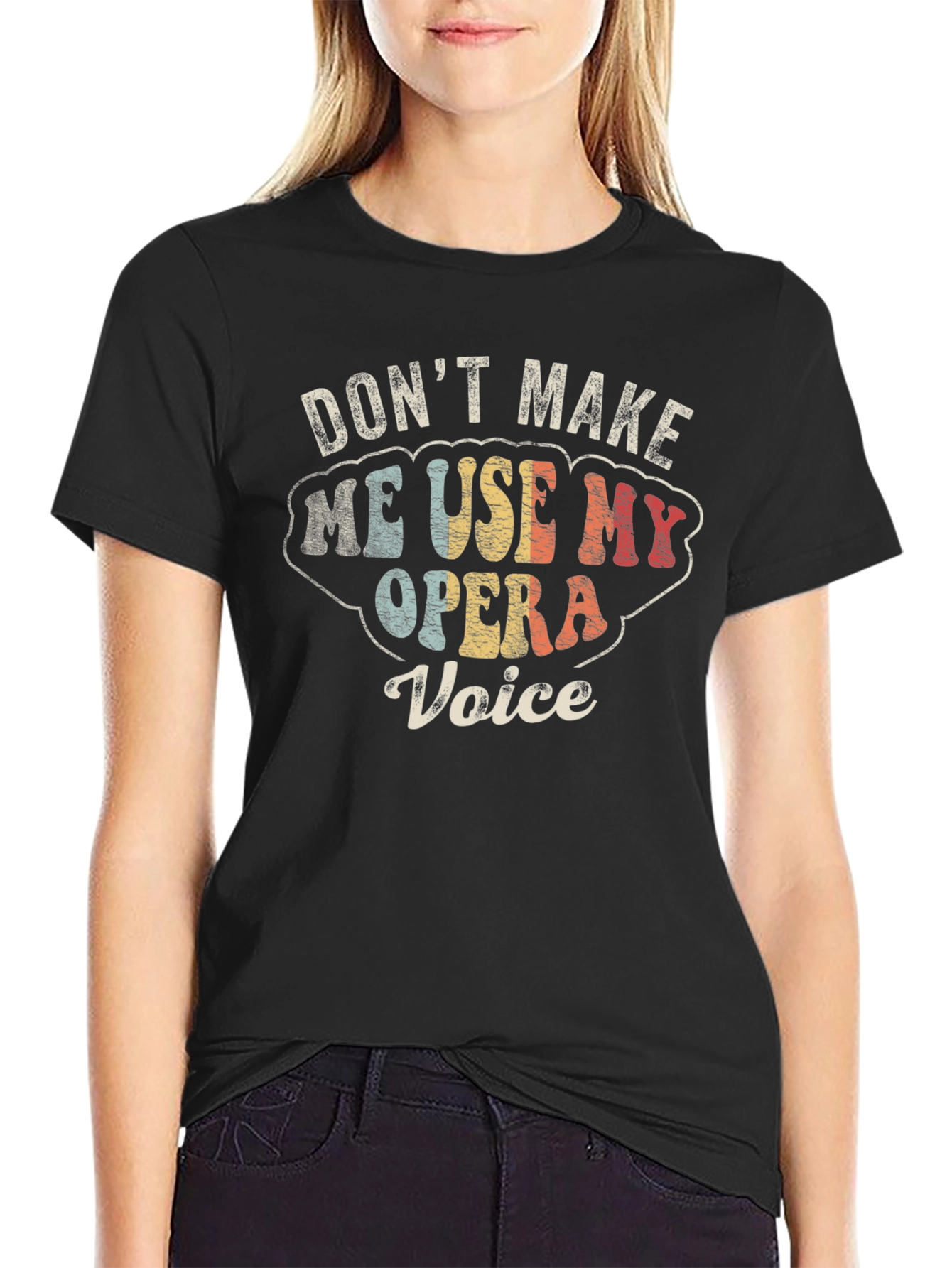 Opera Voice Graphic T-Shirt: Retro Style