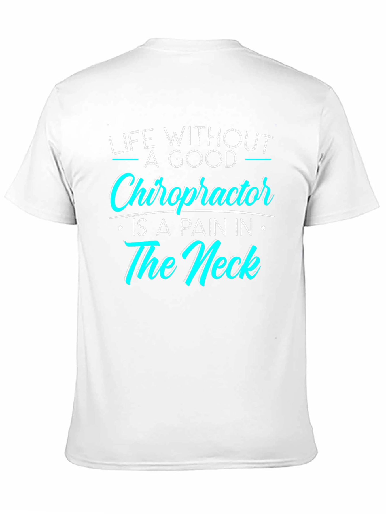 Chiropractor Pain T-Shirt - Black