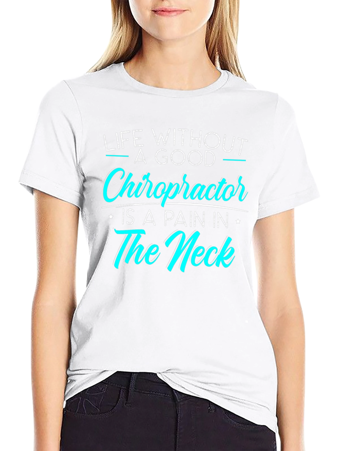 Chiropractor Pain T-Shirt - Black