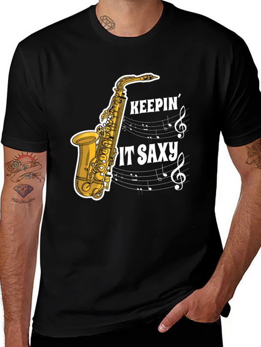Keepin it Saxy Graphic T-Shirt
