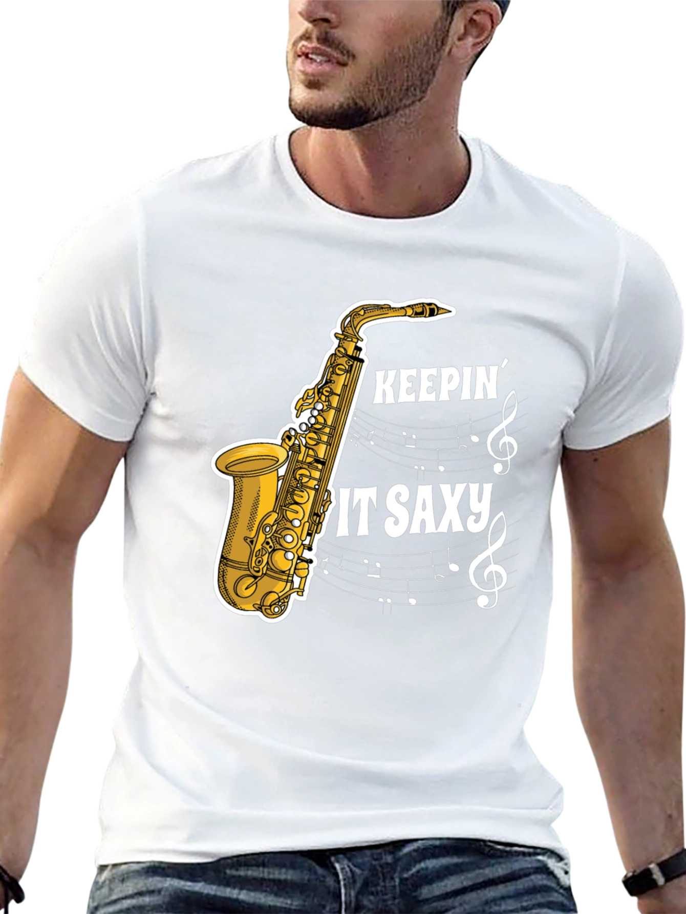Keepin it Saxy Graphic T-Shirt