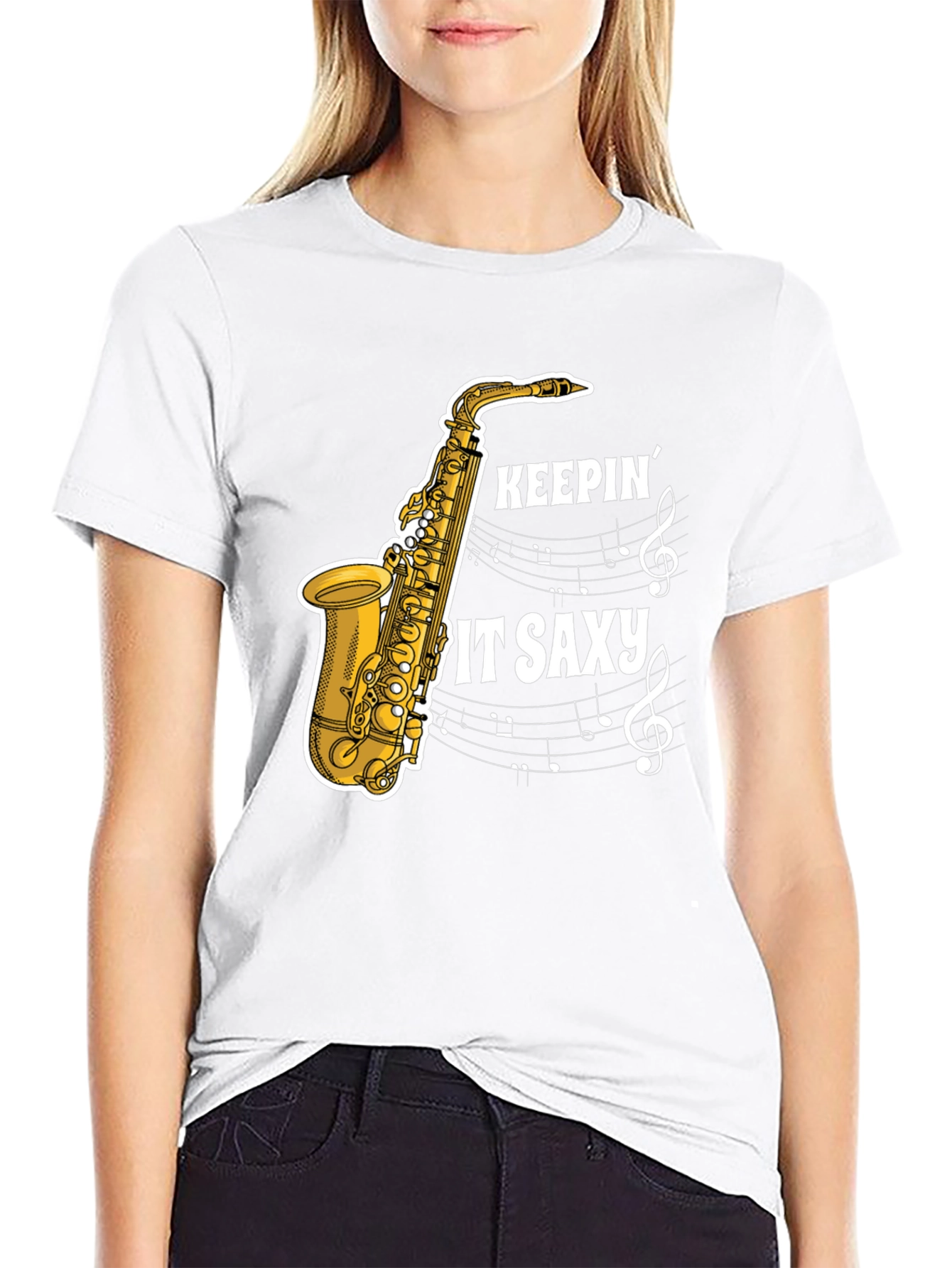 Keepin it Saxy Graphic T-Shirt