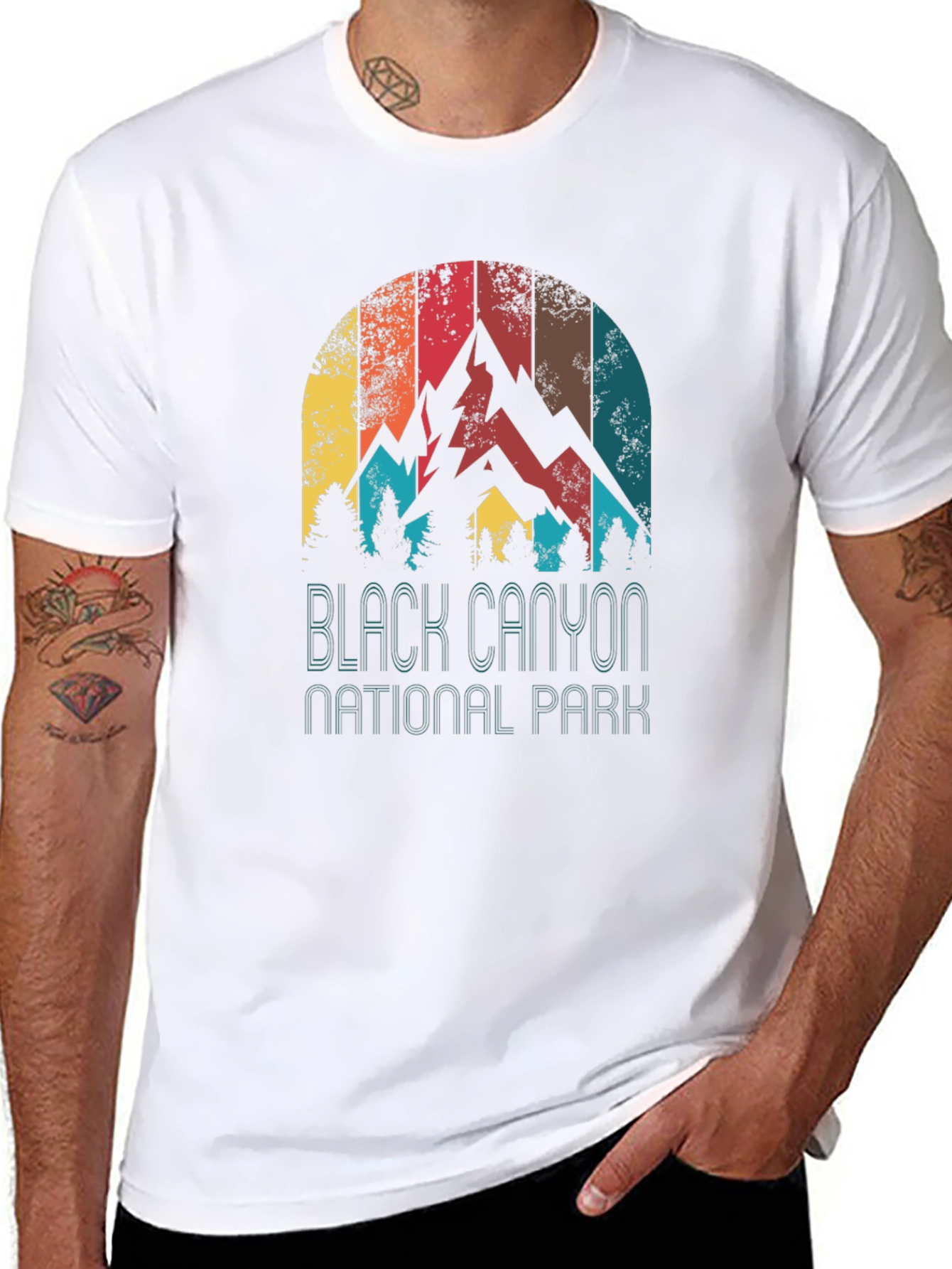 Black Canyon National Park Retro Graphic Tee