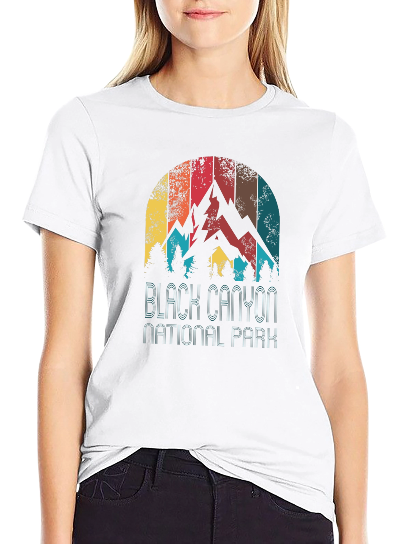 Black Canyon National Park Retro Graphic Tee