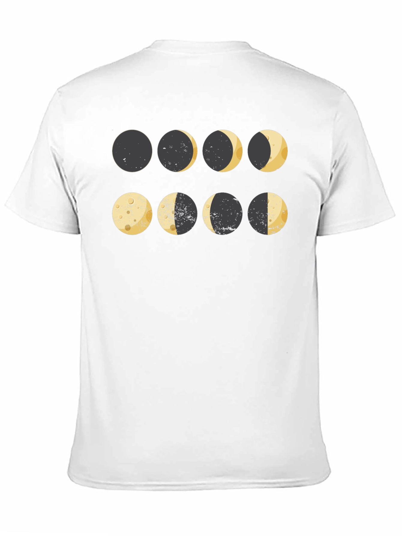 Lunar Phase Graphic T-Shirt - Astronomy Inspired Tee