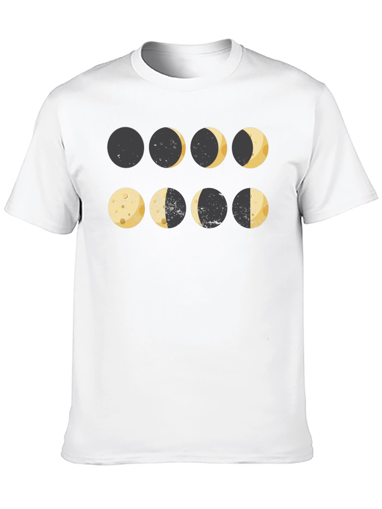 Lunar Phase Graphic T-Shirt - Astronomy Inspired Tee